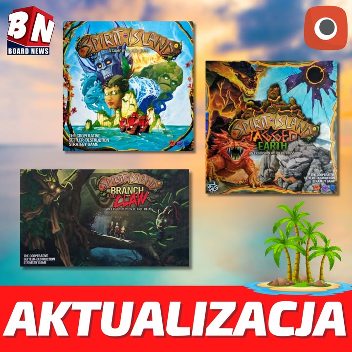  Portal Games – Spirit Island, Spirit Island: Rozdarta Ziemia oraz Zarośla i Szpony