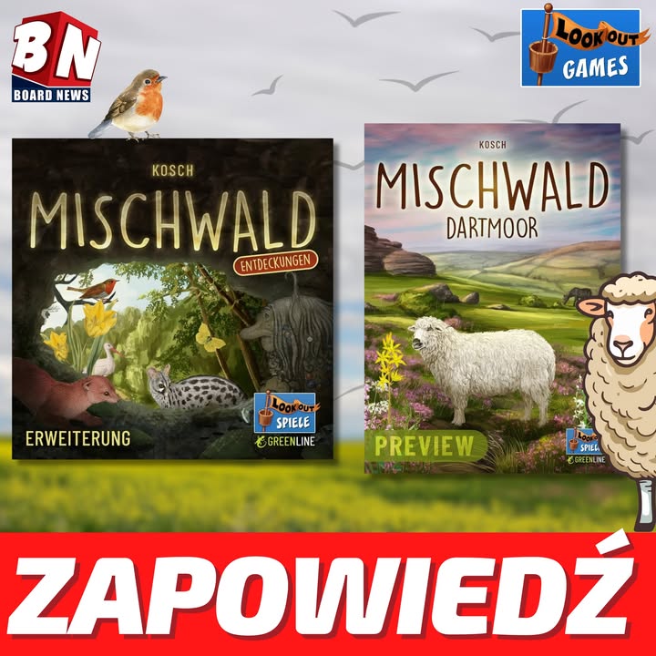 Lookout Games - Forest Shuffle: Dartmoor oraz Discoveries