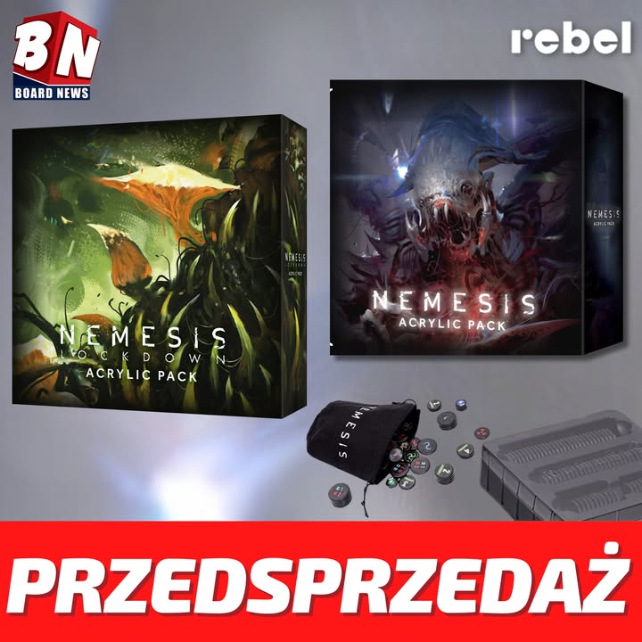  Rebel – Nemesis Lockdown: Akrylic Tokens; Nemesis: Akrylic Tokens  