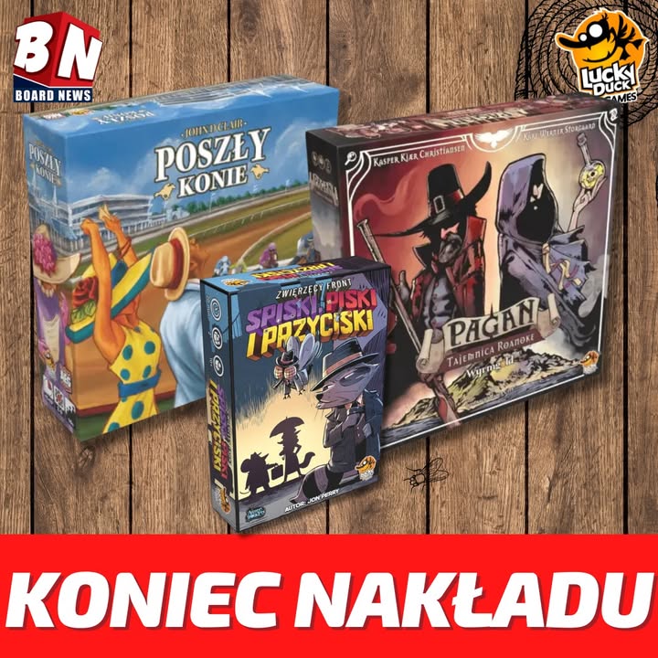 Lucky Duck Games - Pagan: Tajemnica Roanoke; Poszły konie; Zwierzęcy Front: Spiski piski i przyciski