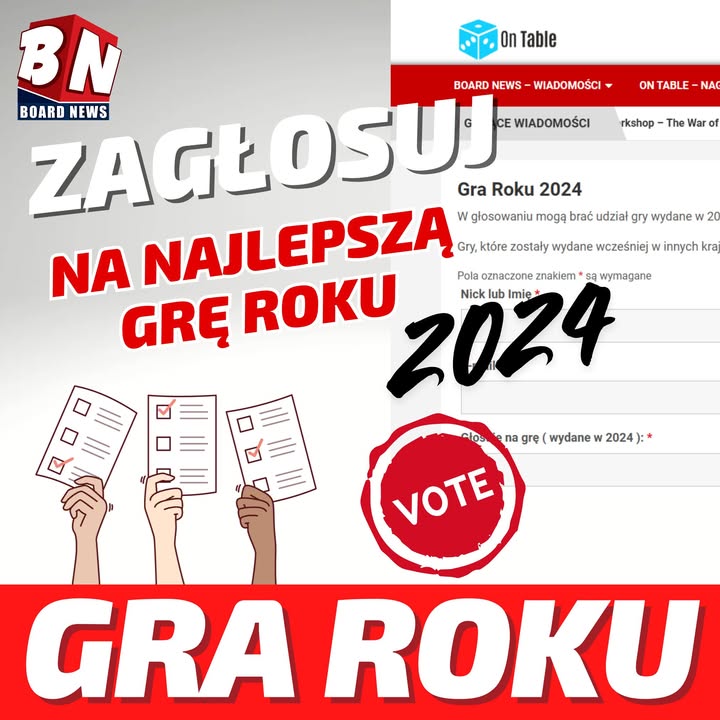  GRA ROKU 2024 - Głosowanie OnTable 