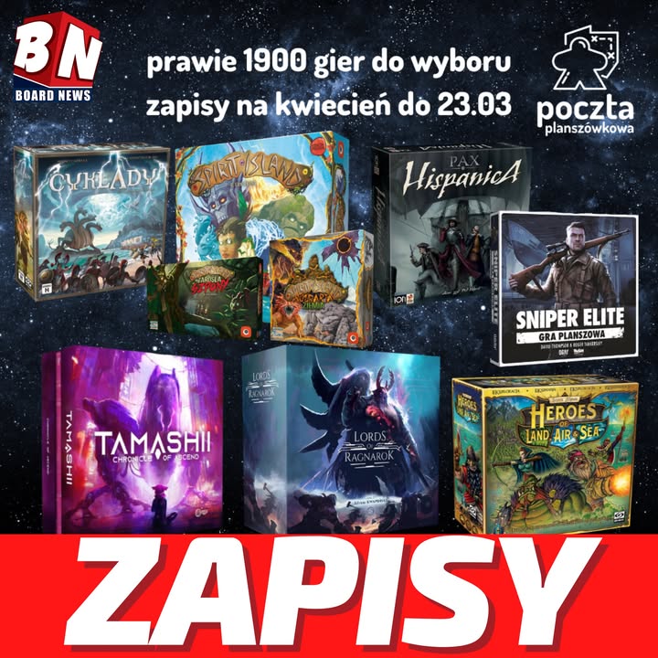  Wydarzenie – Poczta Planszówkowa 