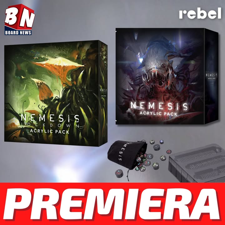  Rebel – Nemesis Lockdown: Akrylic Tokens; Nemesis: Akrylic Tokens 