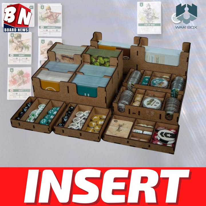  WarBox - Insert do gry Nieustraszeni: Wsparcie, Normandia i Afryka Północna 