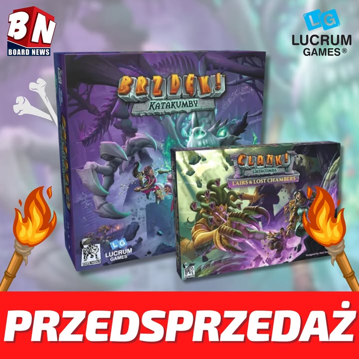 Lucrum Games – Brzdęk Katakumby oraz dodatek Nory i mityczne potwory