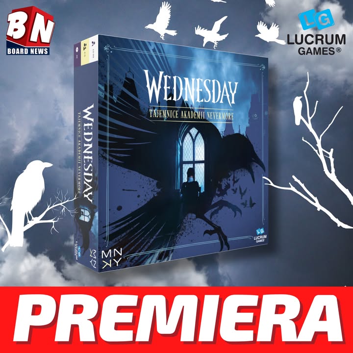  Lucrum Games – Wednesday: Tajemnice Akademii Nevermore  