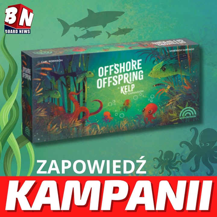  Wonderbow Games - Kelp - Shark vs. Octopus: Offshore Offspring Expansion 