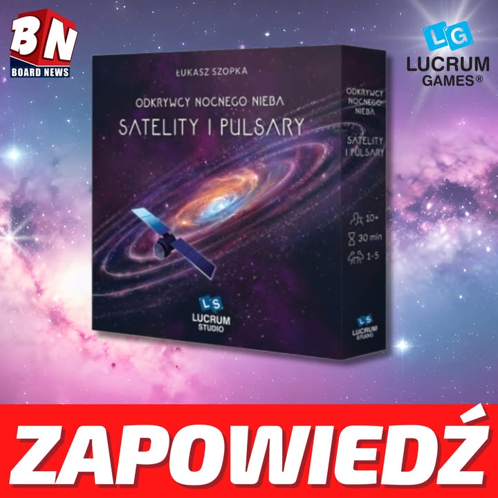  Lucrum Games – Odkrywcy Nocnego Nieba: Satelity i pulsary 