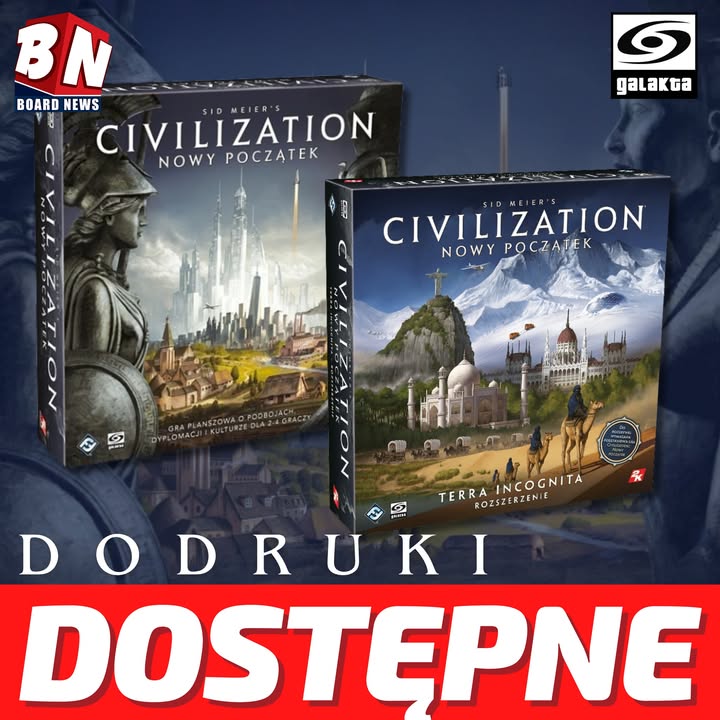 Galakta – Sid Meier’s Civilization: Nowy początek oraz dodatek Terra Incognita