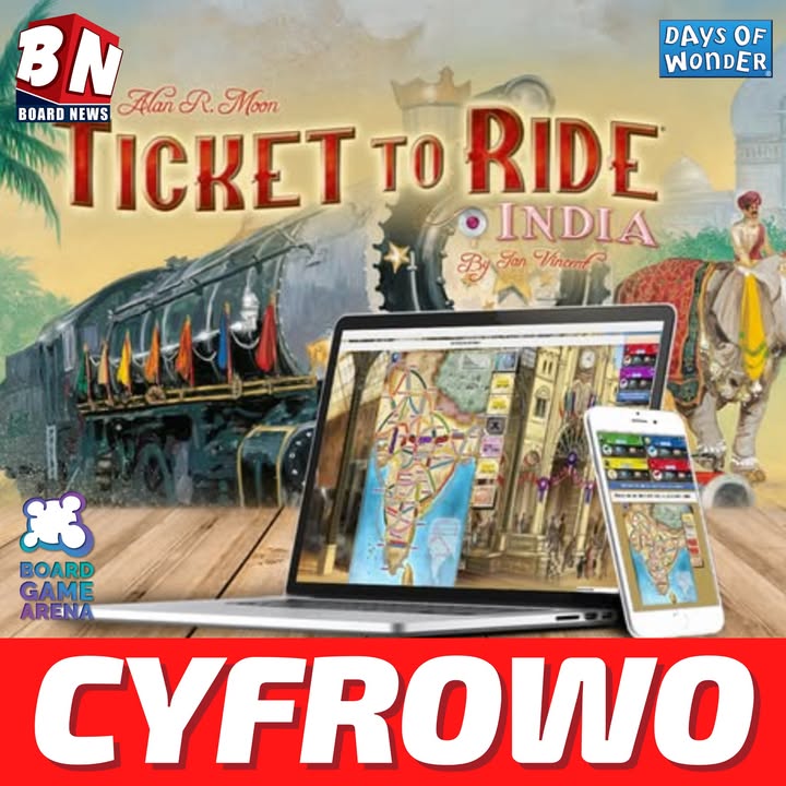 Days of Wonder – Ticket To Ride India – Cyfrowo