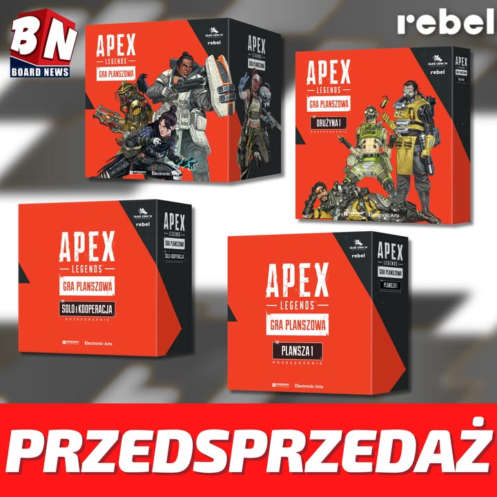 Rebel – Apex legends: Gra planszowa + dodatki