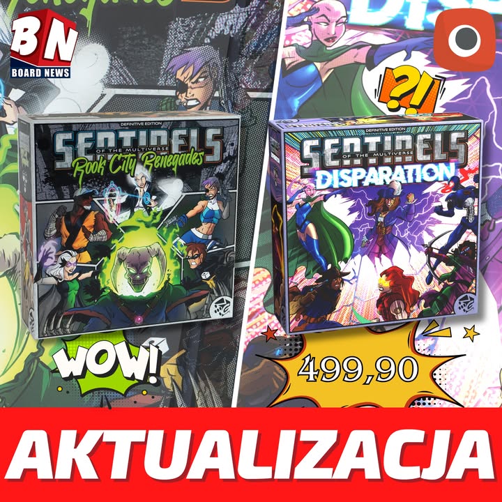  Portal Games – Akcja Druk – dodatki do Sentinels of the Multiverse 