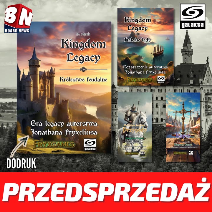  Galakta – Kingdom Legacy: Królestwo Feudalne + 3 dodatki 