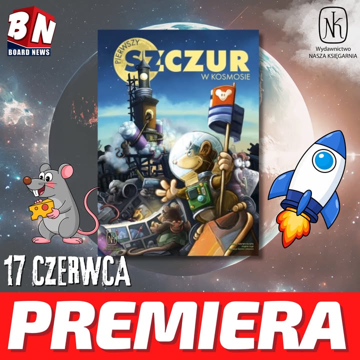  Nasza Księgarnia - Pierwszy Szczur w Kosmosie 