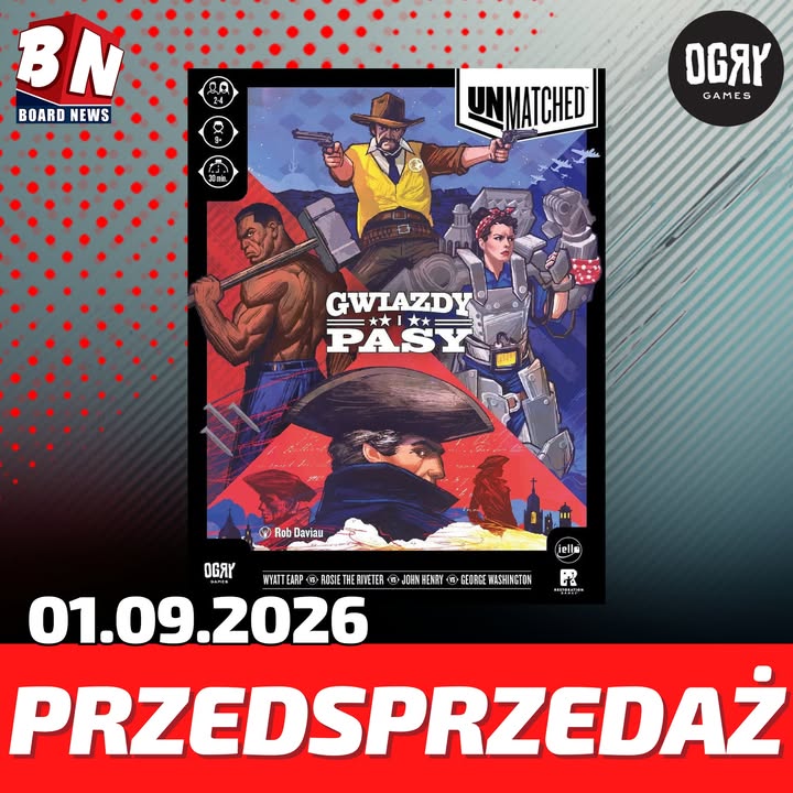 Ogry Games – Unmatched: Gwiazdy i pasy