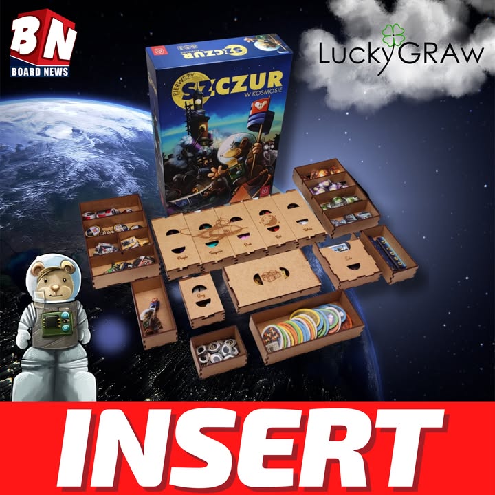  Lucky GRAw – Insert do gry Pierwszy szczur w kosmosie 