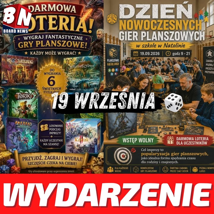  Wydarzenie - Dzień Nowoczesnych Gier Planszowych 