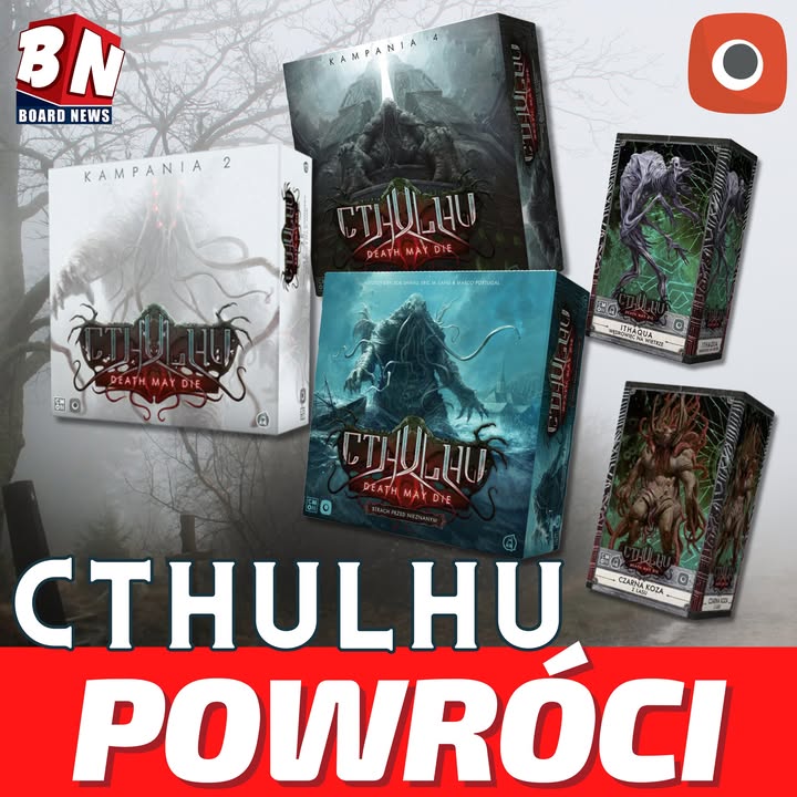 Portal Games – dodruki Cthulhu: Death May Die 
