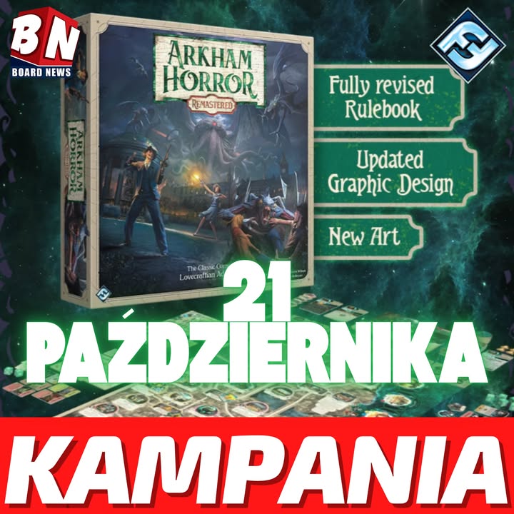  Fantasy Flight Game – Arkham Horror Remastered – Vault Series