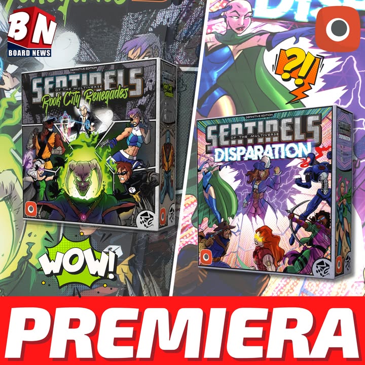 Portal Games – Akcja Druk – dodatki do Sentinels of the Multiverse