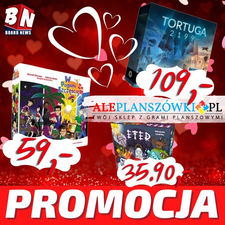 Konkurs i promocja Walentynkowa - Ale Planszówki