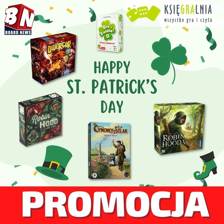 Księgralnia  - Promocja na Dzień Świętego Patryka