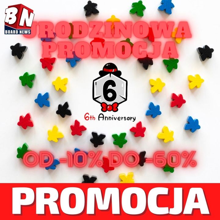 Mr Meeple Board Games Clothes - Promocja urodzinowa