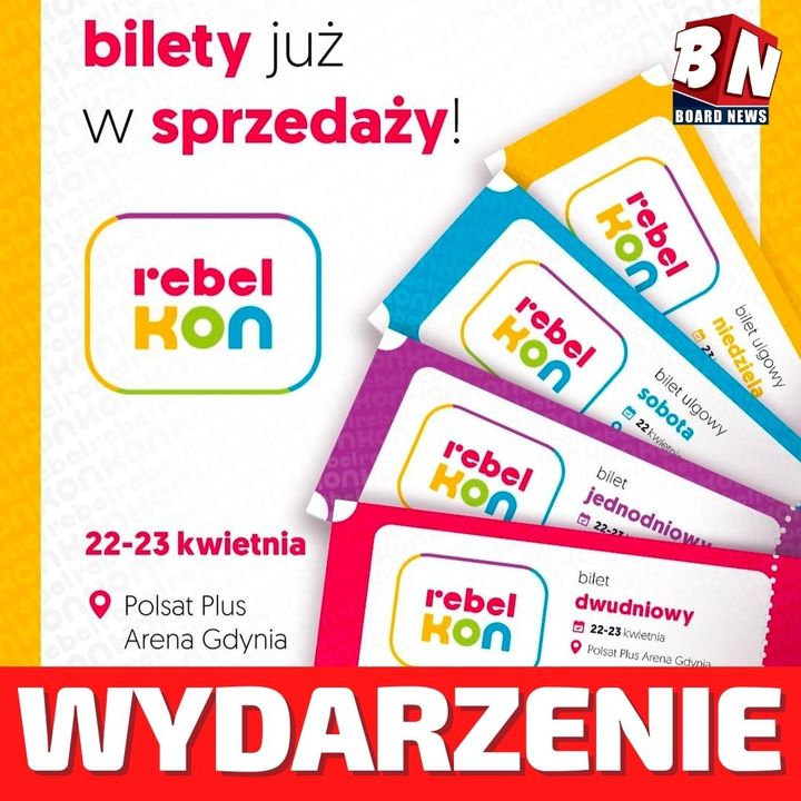 Rebel  - Rebelcon sprzedaż biletów