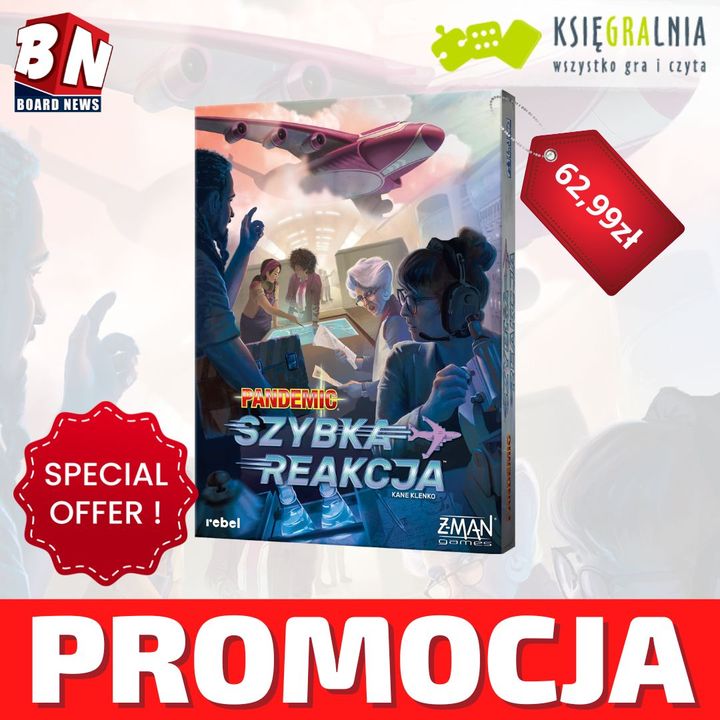 Księgralnia - Pandemic: Szybka Reakcja