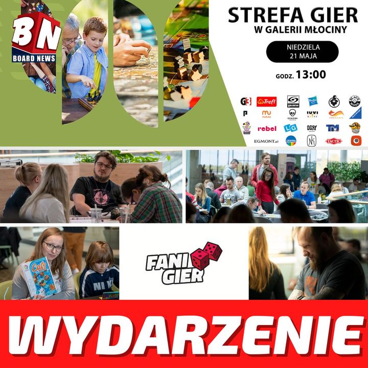 Fani Gier - Wydarzenie planszówkowe w Galerii Młociny