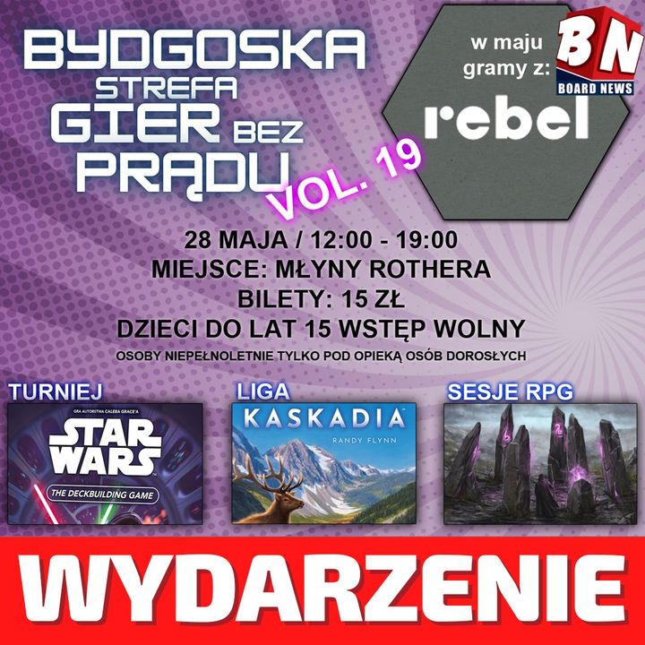 Wydarzenie - Bydgoska Strefa Gier Bez Prądu vol.19