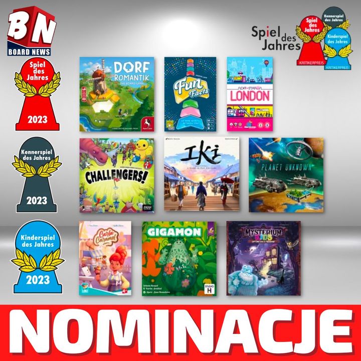 Nominacje  - Spiel des Jahres