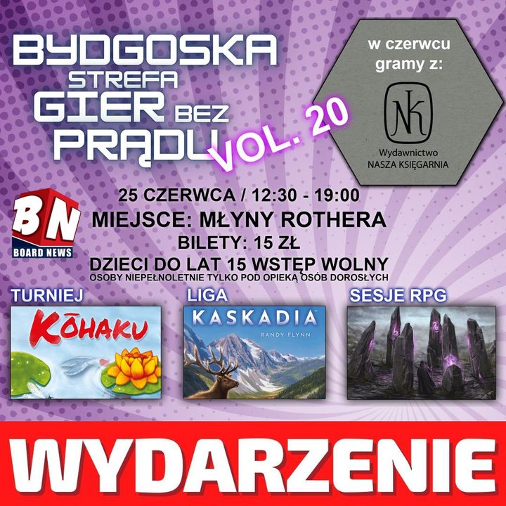 Wydarzenie - Bydgoska Strefa Gier Bez Prądu vol.20