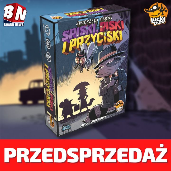 Lucky Duck Games - Zwierzęcy Front: Spiski, piski i przyciski