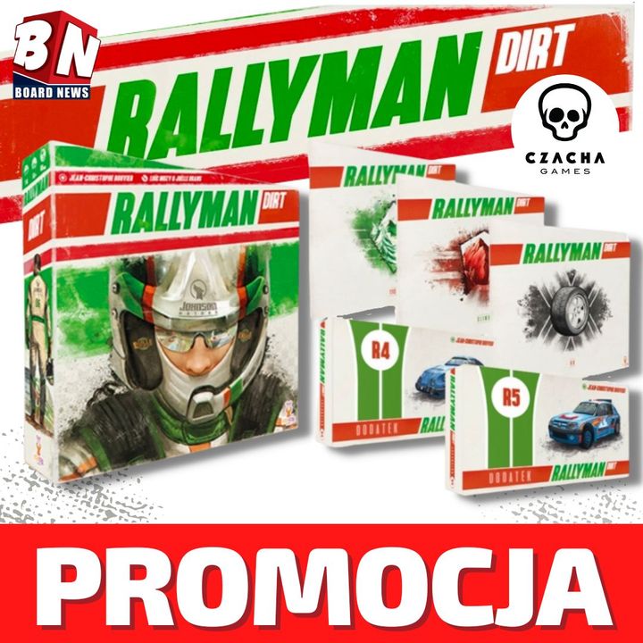 Czacha Games - Rallyman Dirt z dodatkami