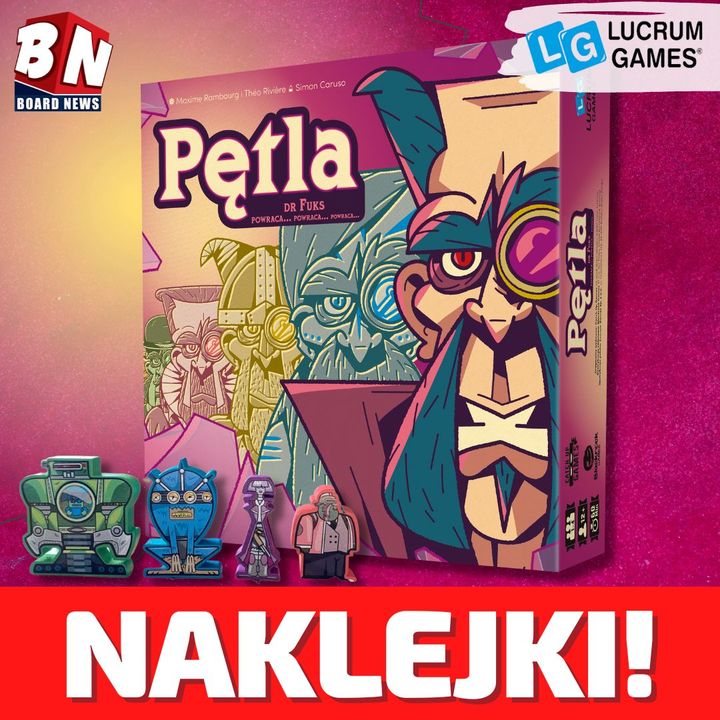 Lucrum Games - Naklejki do gry Pętla