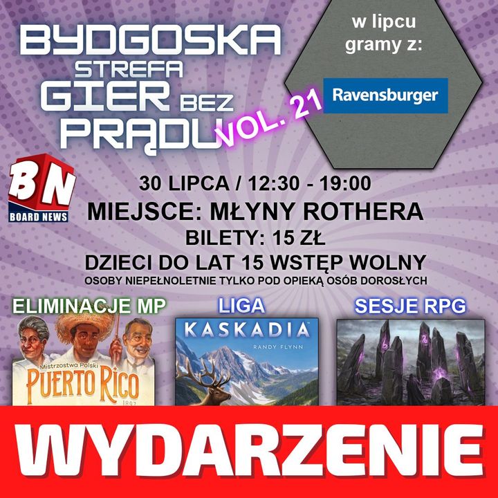 Wydarzenie - Bydgoska Strefa Gier Bez Prądu vol.21