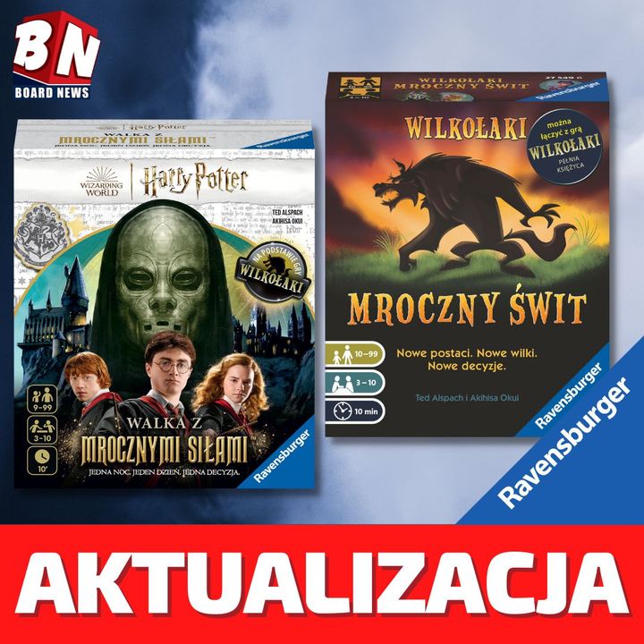 Ravensburger - Wilkołaki Mroczny Świt oraz Harry Potter Walka z Mrocznymi Siłami