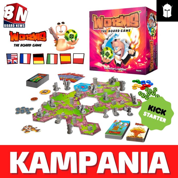 Mantic Games -Worms the boardgames