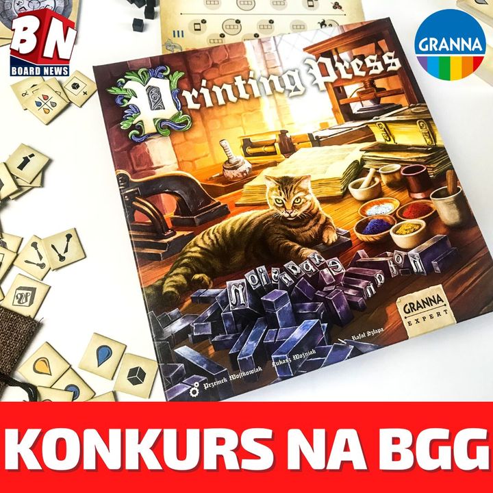 Granna - Printing Press konkurs na BGG
