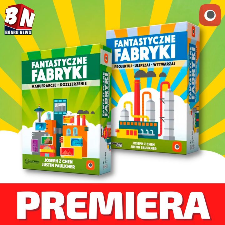  Portal Games - Fantastyczne Fabryki wraz z dodatkiem