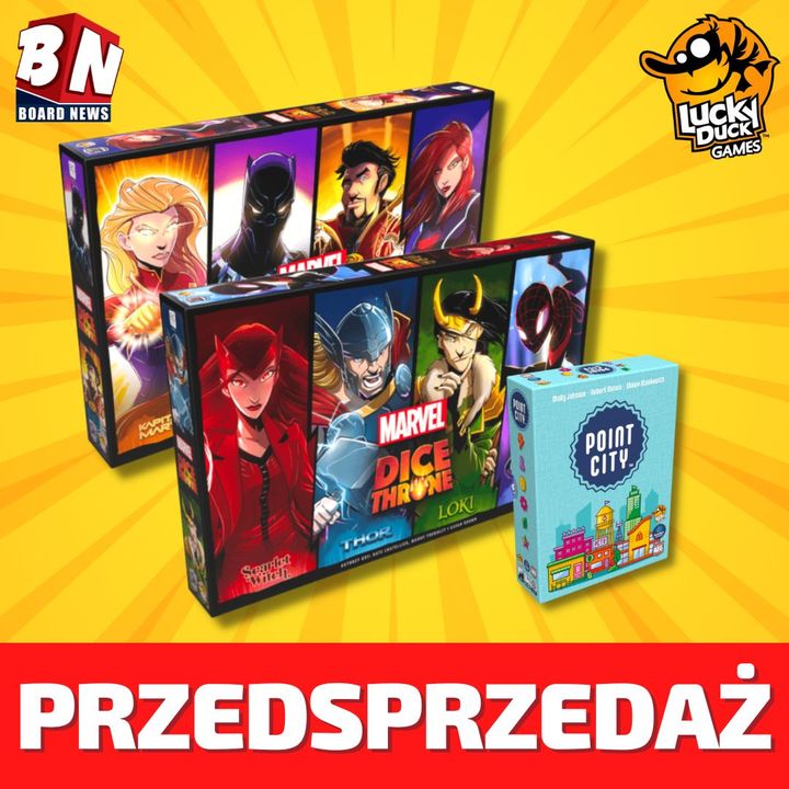 Lucky Duck Games Polska - Marvel Dice Throne oraz Point City