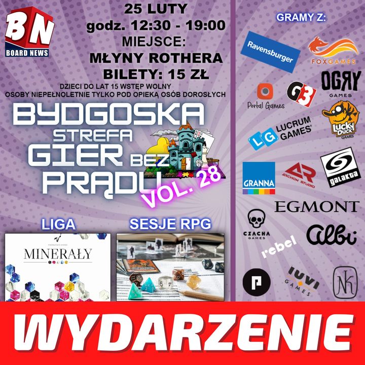 BYDGOSKA STREFA GIER BEZ PRĄDU - Wydarzenie