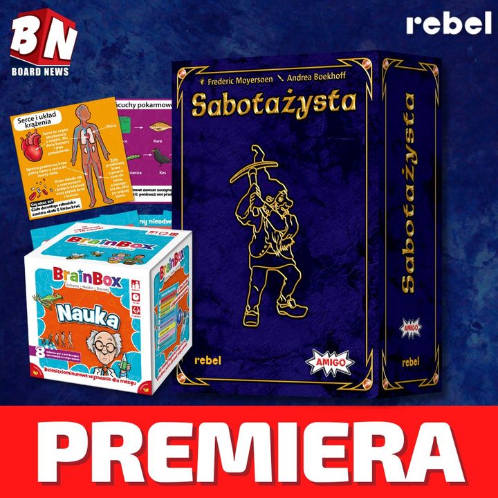 Rebel – Sabotażysta edycja jubileuszowa oraz BrainBox nauka 