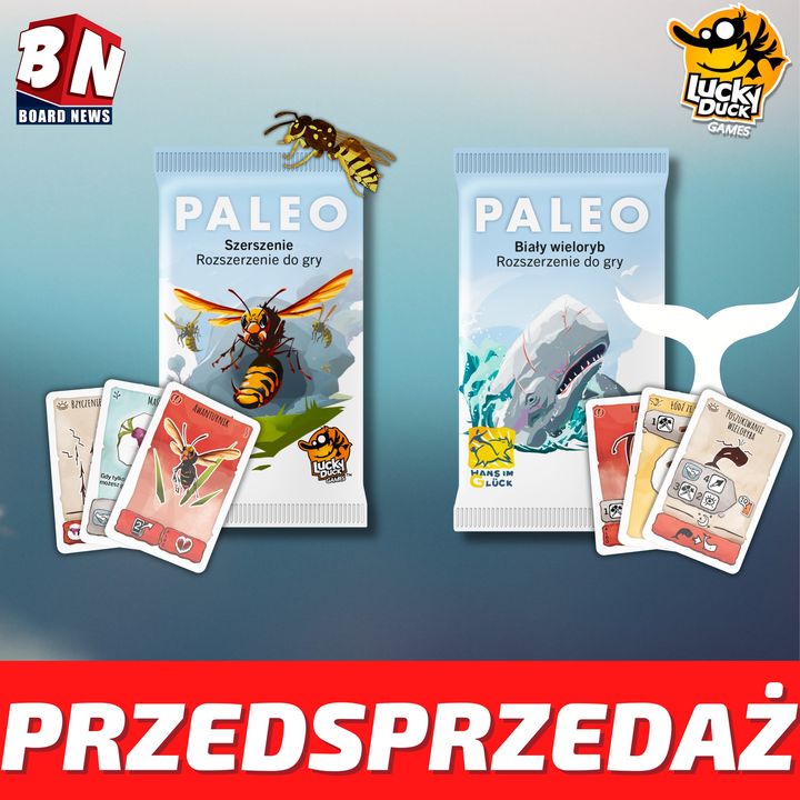 Lucky Duck Games - dodatki - Paleo: Szerszenie, Biały Wieloryb