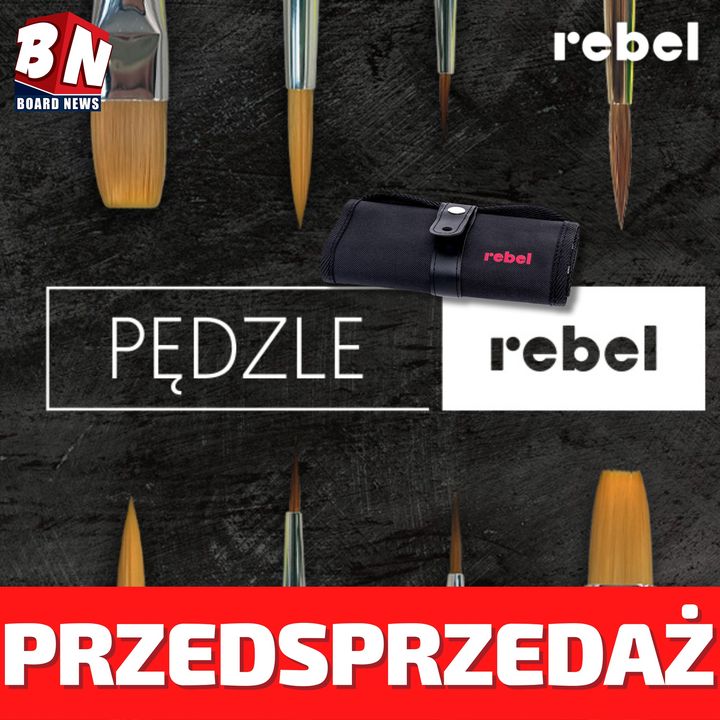 Rebel - Akcesoria modelarskie - Pędzle i piórnik