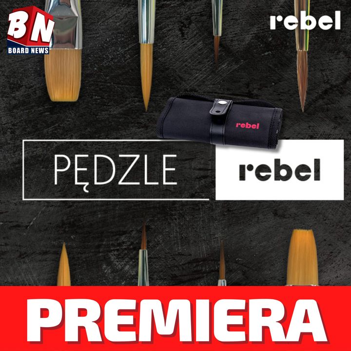 Rebel - Akcesoria modelarskie - Pędzle i piórnik
