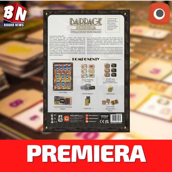  Portal Games Polska - Premiera Barrage: Połączenie Kolorado 