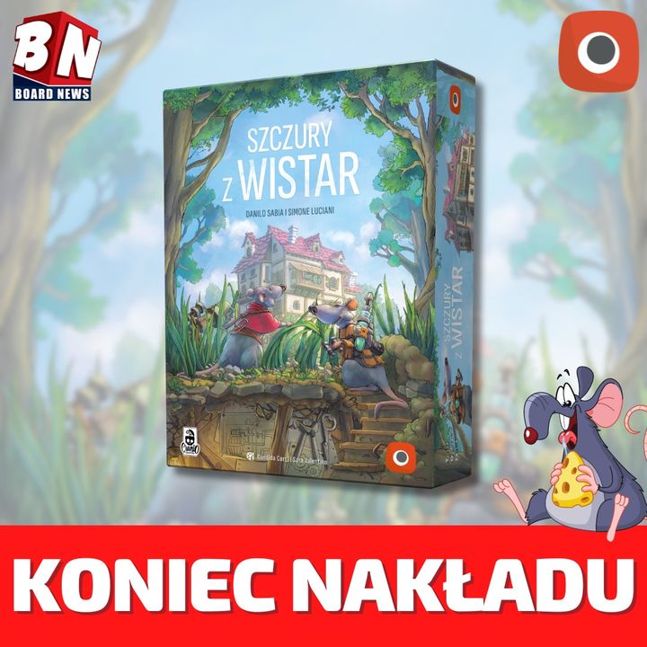  Portal Games Polska – Szczury z Wistar - Koniec nakładu 