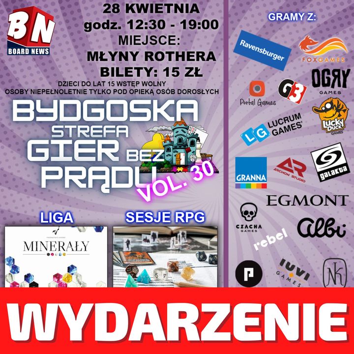Wydarzenie - Bydgoska Strefa Gier Bez Prądu 